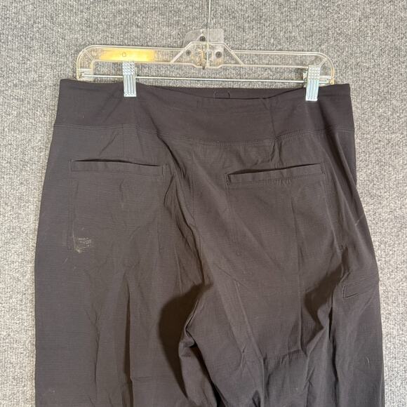 Athleta Pants Womens 10 Black Joggers Performance Stretch Waist Pull On - Picture 9 of 11